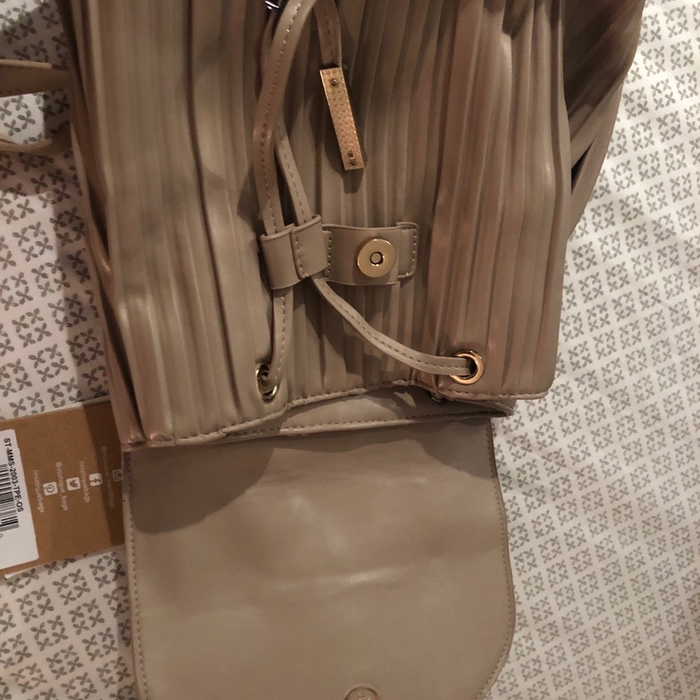 Small Vegan Leather Backpack - Picture 6 of 8